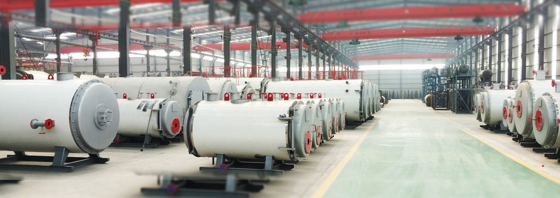 乐鱼官方端网站登录入口-乐鱼(中国) 燃气锅炉成品车间